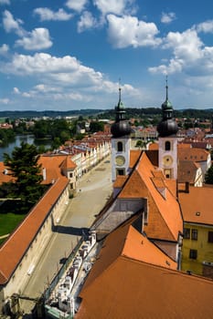 Telc city. A UNESCO World Heritage Site. 