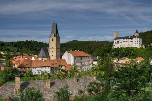 Rozmberk nad Vltavou, Hrad rozmbek, Rozmberk castle, Czech Republic