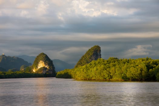 Krabi Pak Nam River view