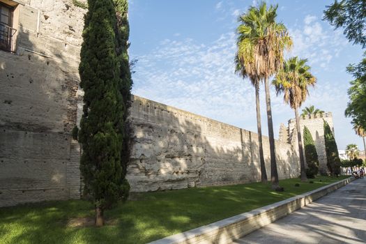 Exterior View of the Jerez de la Frontera Alcazar