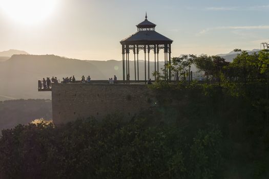 Lookout in Ronda town, Malaga, Spain