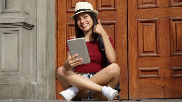 Girl With Tablet