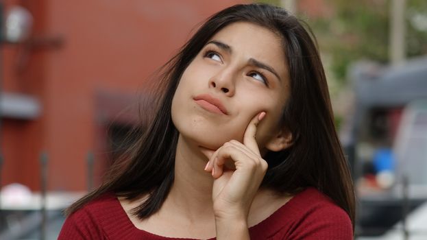 Thoughtful Teen Girl