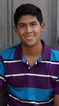 Smiling Teen Peruvian Boy