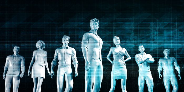 Human Resources Management Manpower Workforce Concept Art