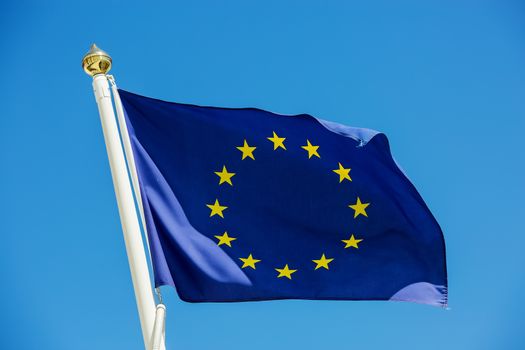 Standard waving flag of the European Union