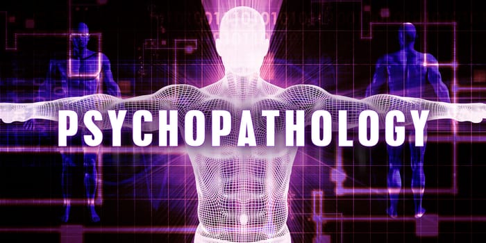Psychopathology as a Digital Technology Medical Concept Art