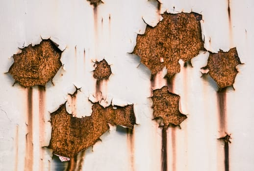 Grungy Background Texture Of Peeling Paint And Rust