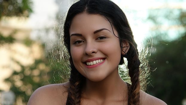 Pretty Smiling Teen Girl