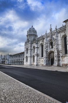 Jeronimo monastery in lisbon, portugal . unesco world heritage site