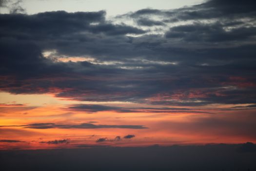 twilight Dramatic red sunset background