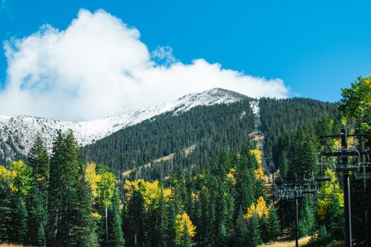 Arizona Snowbowl in summertime in Flagstaff, Arizona, United states.