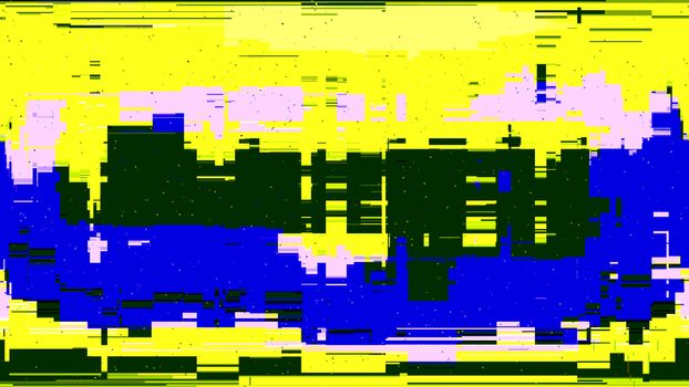 Error concept of no signal TV. 3d rendering