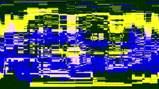 Error concept of no signal TV. 3d rendering