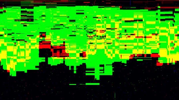 Error concept of no signal TV. 3d rendering