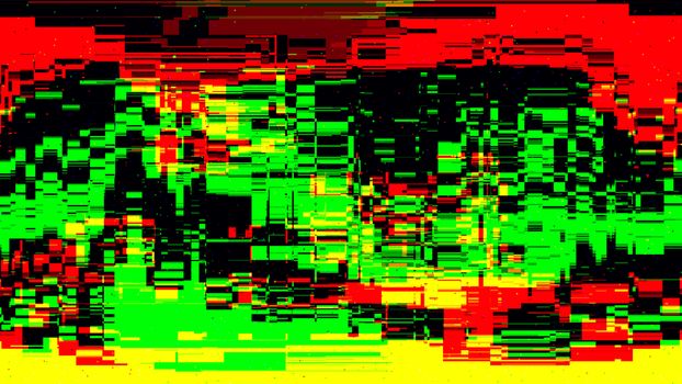 Error concept of no signal TV. 3d rendering