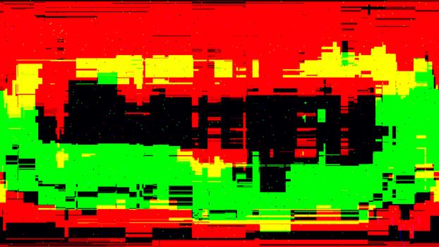 Error concept of no signal TV. 3d rendering