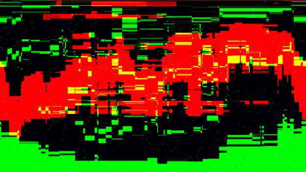 Error concept of no signal TV. 3d rendering