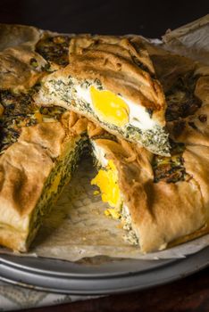 Just baked a paqualina tart, excellent option for a healthy and complete meal.