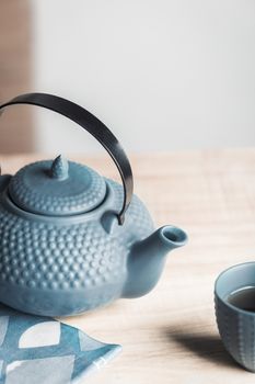 Japanese tea ceremony uses leaf tea, primarily sencha.