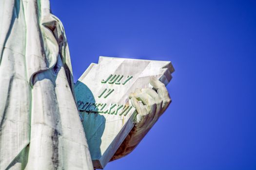 Detail from the Statue of Liberty, New York