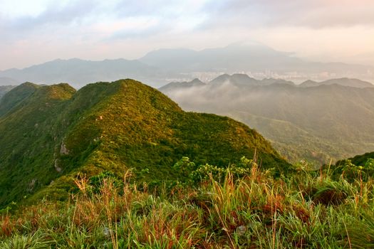 Landscape (mountain)  from Tiu Tang Lung, Hong Kong, China