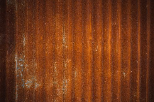 High resolution Rusty corrugated iron texture background.