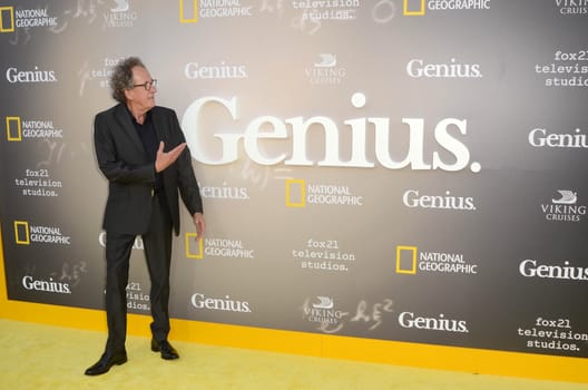 Geoffrey Rush at the "Genius" Los Angeles Premiere, Village Theater, Westwood, CA 04-24-17