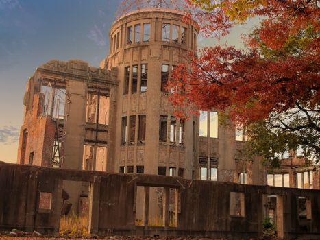 hiroshima atomic bomb dome architectural ruins