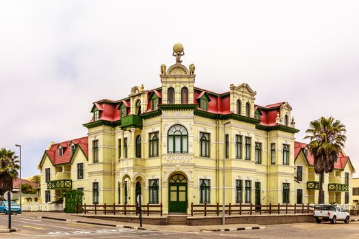 Old German colonial building, Swakopmund, Namibia