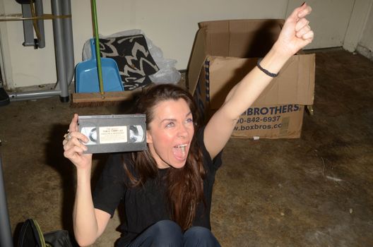 Alicia Arden
the "Hoarding: Buried Alive" Star helps to clear out her mother's garage and - in addition to three year old ketchup packages - she discovers a copy of the Pam Anderson and Tommy Lee sex tape, private location, Las Vegas, NV 04-25-17