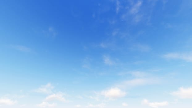 Cloudy blue sky abstract background, blue sky background with tiny clouds, 3d rendering

