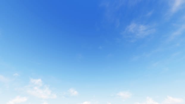 Cloudy blue sky abstract background, blue sky background with tiny clouds, 3d rendering

