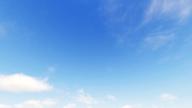 Cloudy blue sky abstract background, blue sky background with tiny clouds, 3d rendering

