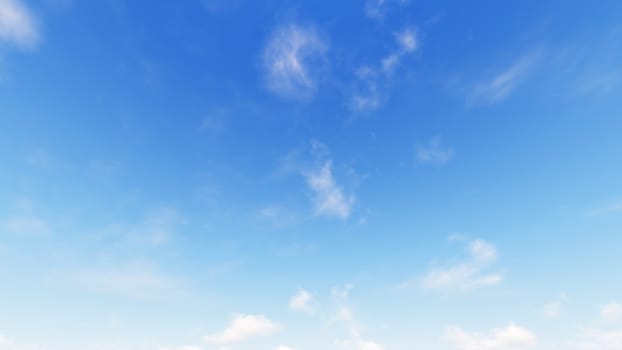 Cloudy blue sky abstract background, blue sky background with tiny clouds, 3d rendering

