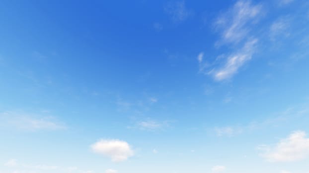 Cloudy blue sky abstract background, blue sky background with tiny clouds, 3d rendering

