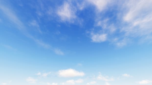 Cloudy blue sky abstract background, blue sky background with tiny clouds, 3d rendering

