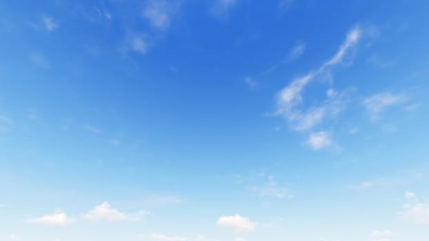 Cloudy blue sky abstract background, blue sky background with tiny clouds, 3d rendering

