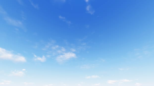 Cloudy blue sky abstract background, blue sky background with tiny clouds, 3d rendering

