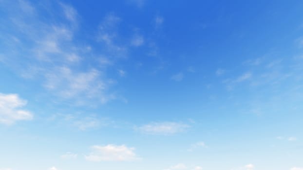 Cloudy blue sky abstract background, blue sky background with tiny clouds, 3d rendering

