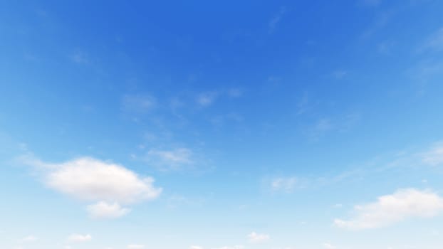 Cloudy blue sky abstract background, blue sky background with tiny clouds, 3d rendering

