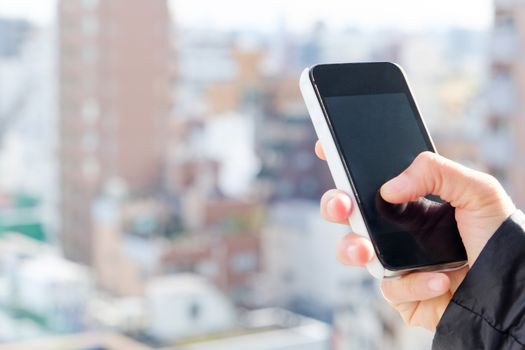 using Mobile devices background