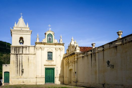 San Bernardo convent, Salta, Argentina. Blue Sky background