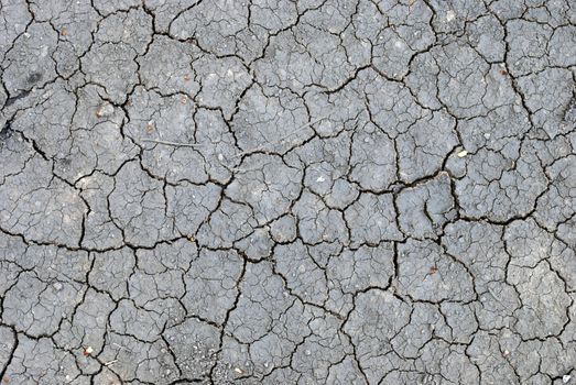 Environment Drought Concept. Cracked Soil Texture Background
