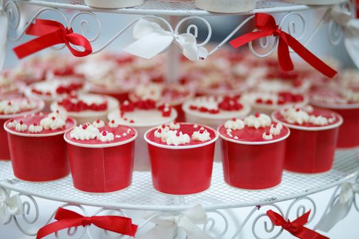 Cupcakes on stand for party