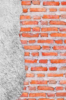 old grunge brick wall background with space for text