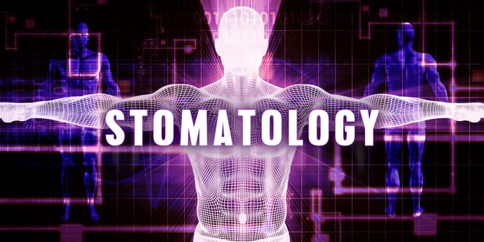 Stomatology as a Digital Technology Medical Concept Art