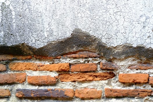 Old Concrete Brick Wall Texture Background.