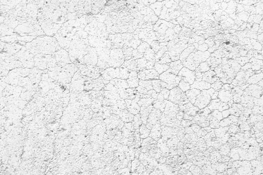 White Crack Concrete Wall Background.