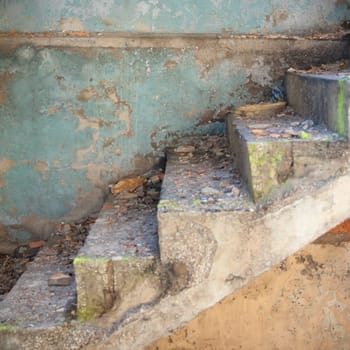 ruins of a very heavily polluted industrial factory, industrial series